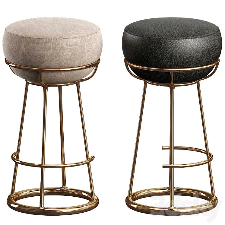 Brass Stool Bar Base Legs Stools 3DSMAX Model