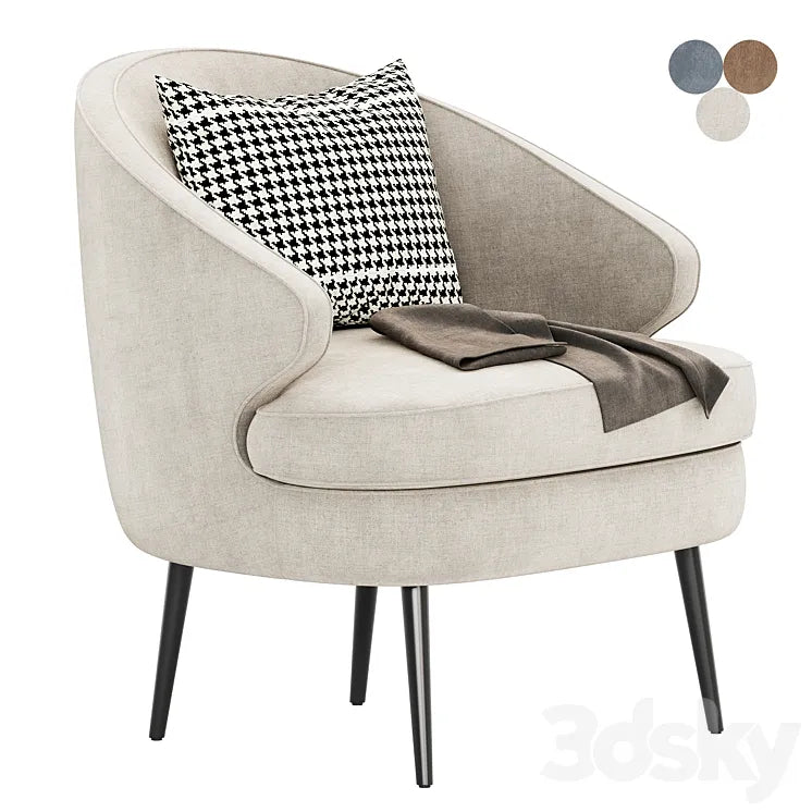 Brevik armchair 3DSMAX Model