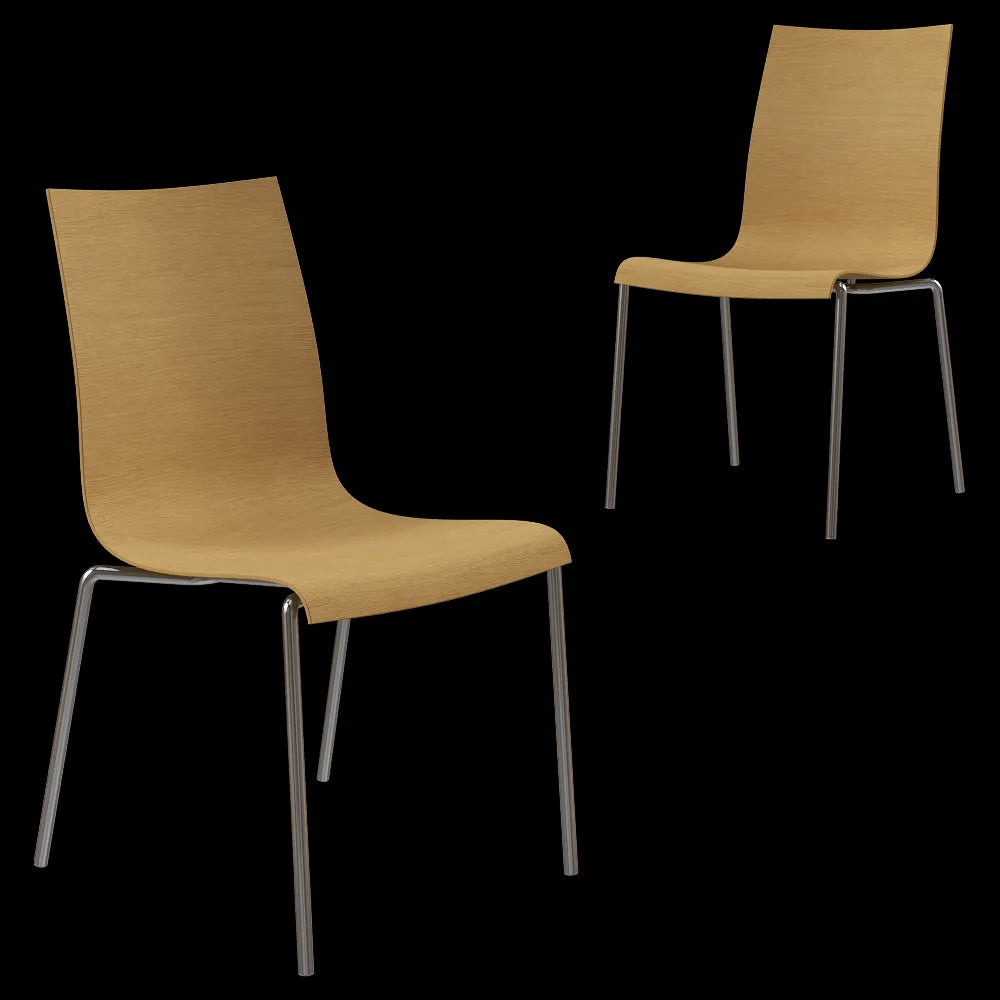 Brunner - Chair fina Wooden 3ds Max