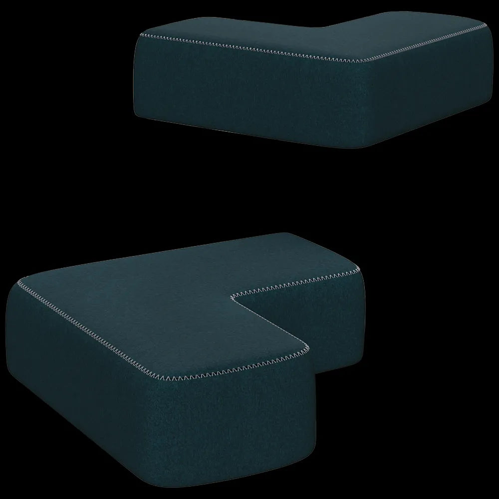 Brunner - Pouf pads 3ds Max
