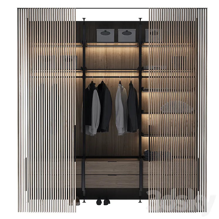 Built-in hallway ARMADIO DANDY 3DSMAX Model