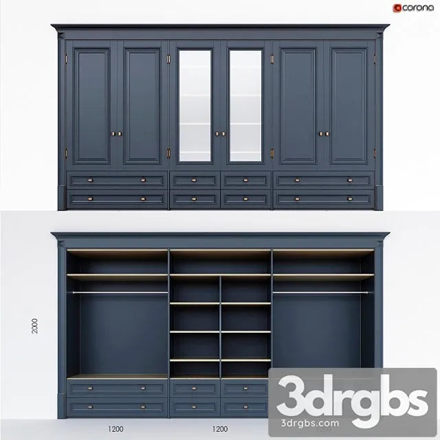 Built-in wardrobe_1 3D Model Free