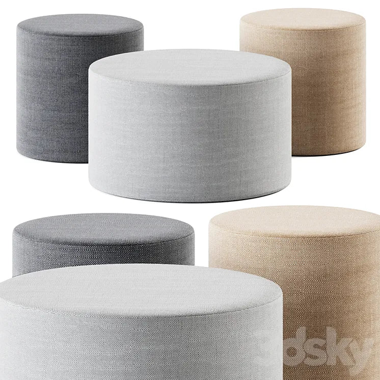 Bumper Outdoor Ottoman by Blu Dot / Pouffe 3DSMAX Model