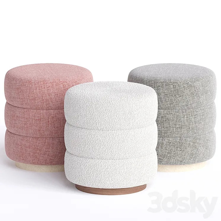BYZANCE OTTOMAN ARMY SNOW POUF 3DSMAX Model