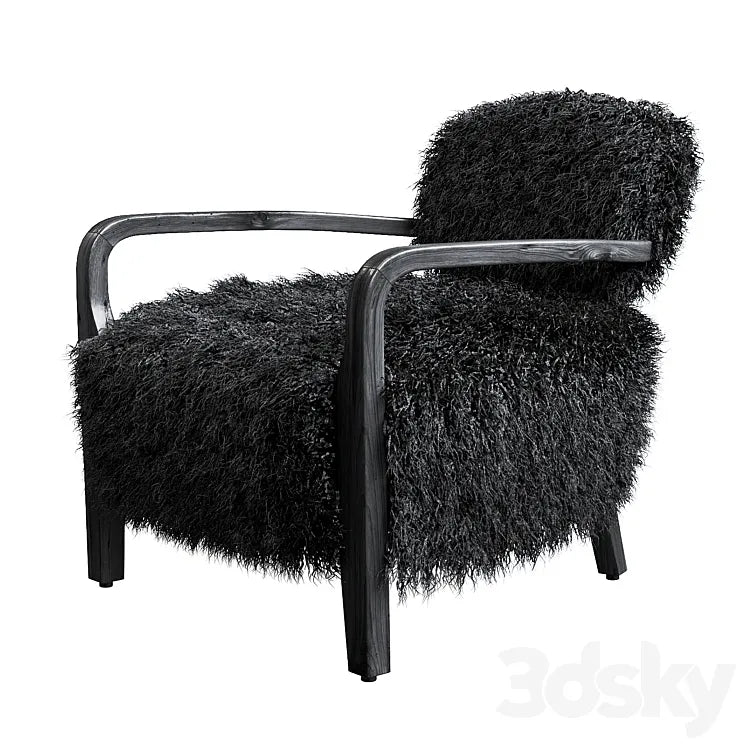 Cabana Chair Black Clay - Timothy Oulton 3DSMAX Model