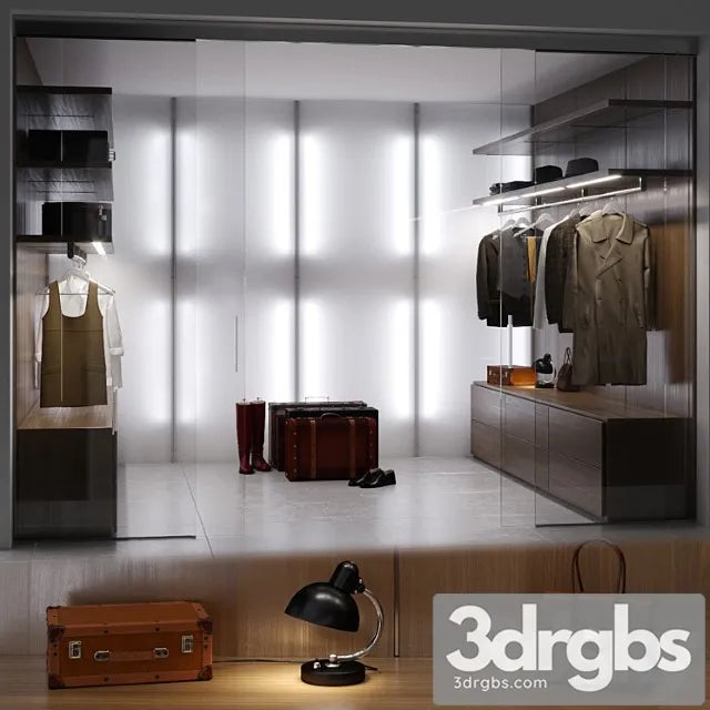 Cabine Armadio Pianca 3D Model Free