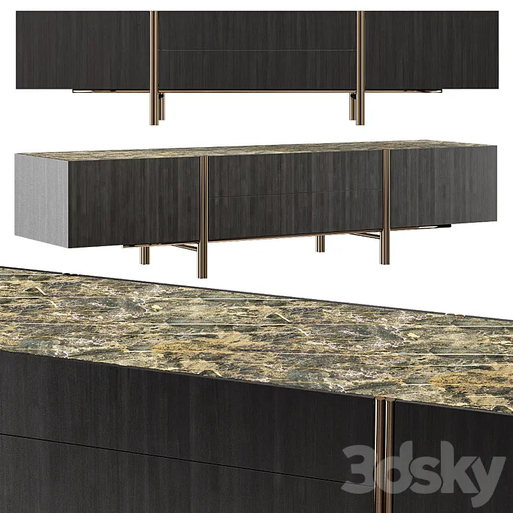 Cabinet edge tv 3DSMAX Model