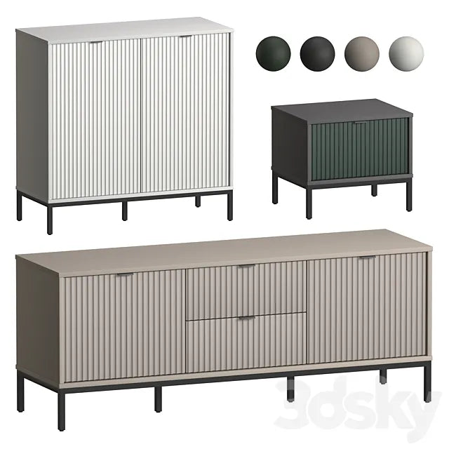 Cabinet Travis-1 Divan.ru set1 3ds Max
