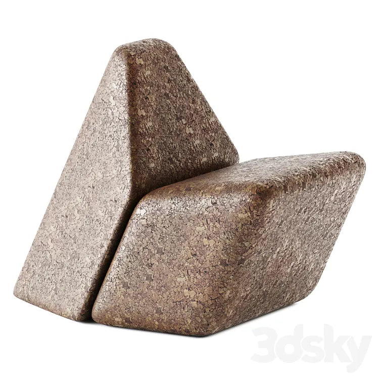 Cacao Armchair by BlackCork 3DSMAX Model