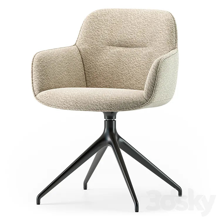 Calligaris Cocoon metal base armchair 3DSMAX Model