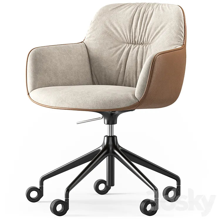 Calligaris Cocoon soft office chair 3DSMAX Model