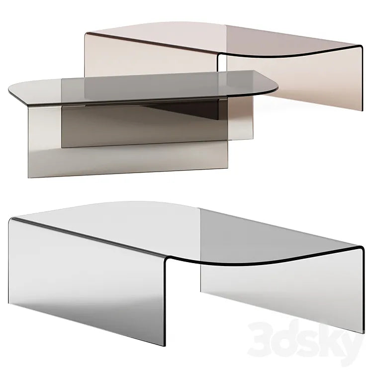 Calligaris Merian Coffee Table / Glass table 3DSMAX Model