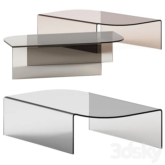 Calligaris Merian Coffee Table / Glass table 3DSMAX Model
