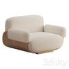 Cannoli Armchair 3ds Max