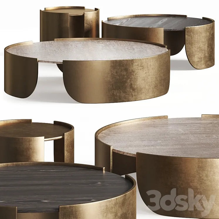 Cantori Atenae Coffee Tables 3DSMAX Model