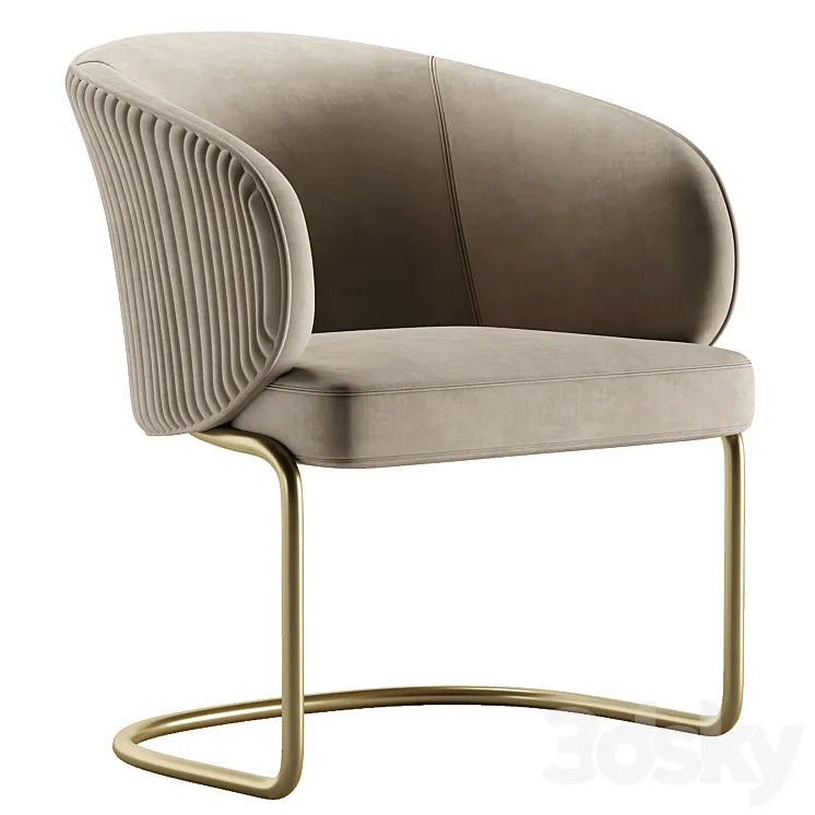 carmen steel chair 3DSMAX Model