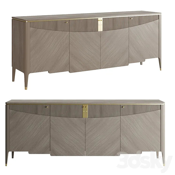 Carpanese 4 Door Sideboard 3DSMAX Model