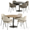 carver dining chair with Anderson table 3DSMAX Model