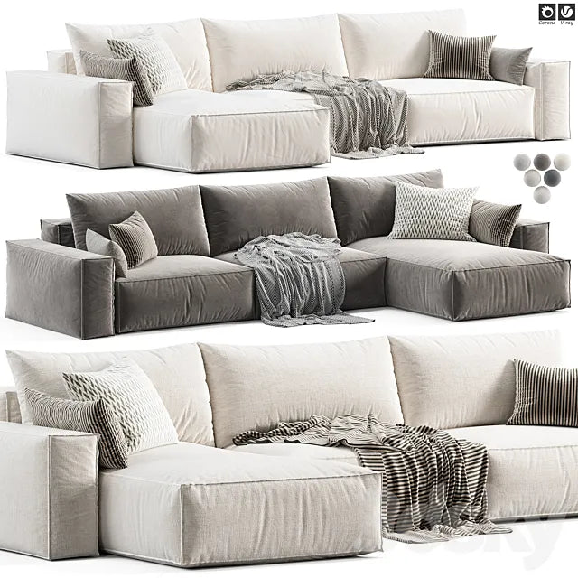 Casa chaise lounge Sofa 3ds Max