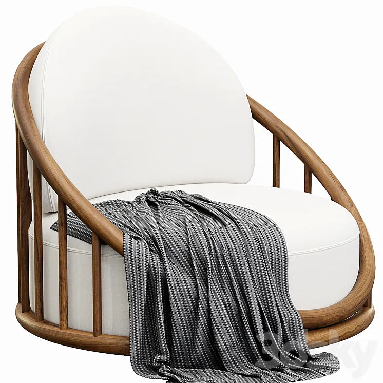 Cask armchair 3DSMAX Model