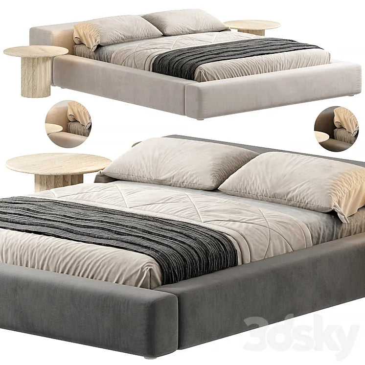 Casper Bed 3DSMAX Model