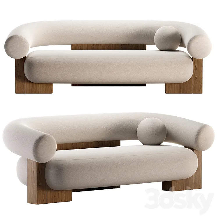 Casset sofa 3DSMAX Model