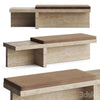 CB2 Pierre Travertine Bench 3dsMax Model