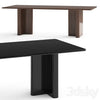 CB2 Royce Dark Wood Dining Table 3DSMAX Model