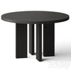 CB2 Shadow Blacked Dining Table 3DSMAX Model