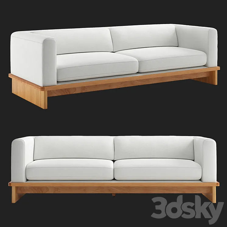 Cb2 tablon snow sofa 3DSMAX Model