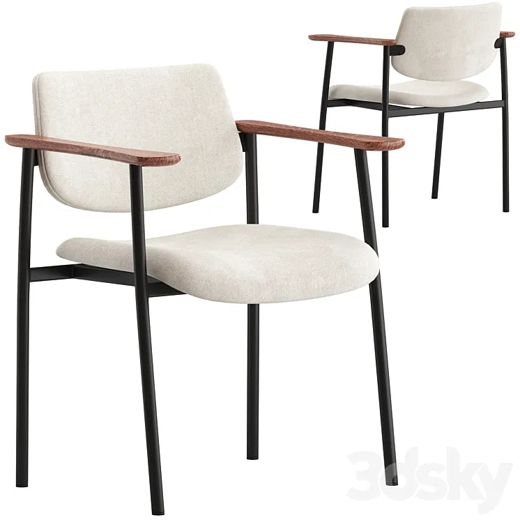 CB2 Warren Chair 3DSMAX Model