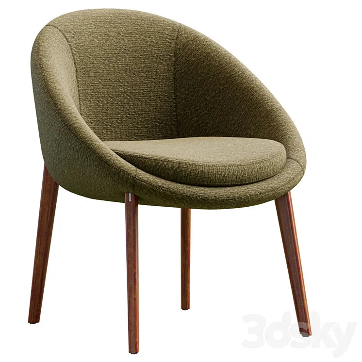Chair Lido By Minotti 3DSMAX Model
