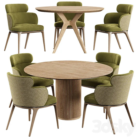 Chair Maly Konyshev PALAIS ROYAL Table Clark Table 3DSMAX Model
