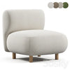 Chair Pipel Bucle White 3ds Max