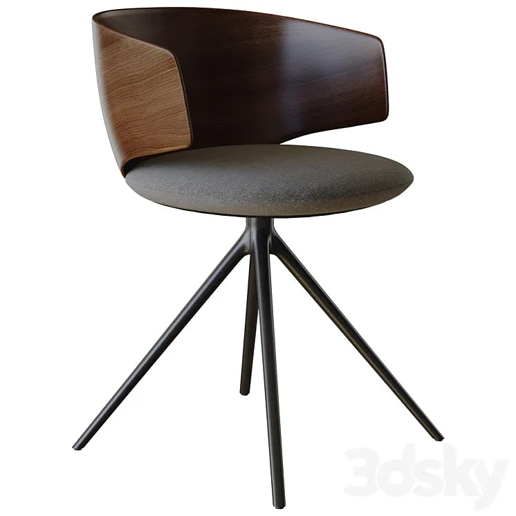 chair universal collection wooden backrest 3DSMAX Model