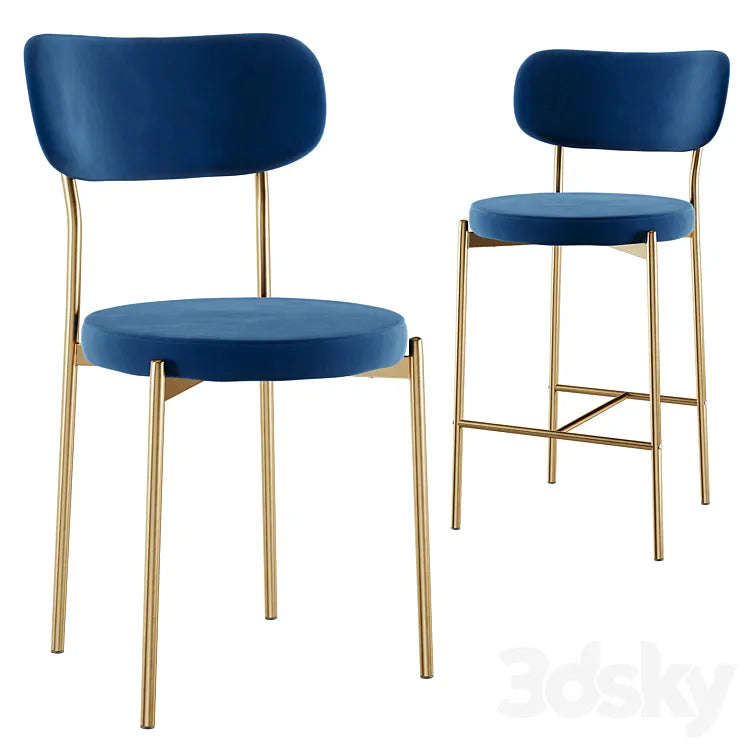 Chair&Bar stool Barbara Stool Group 3DSMAX Model