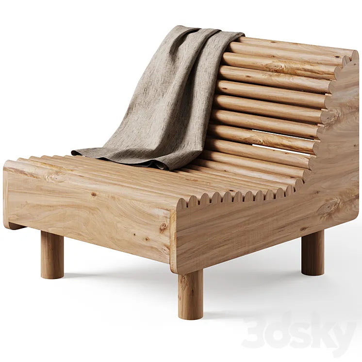 Chaise lounge chair WAVE by House Doctor 3DSMAX Model