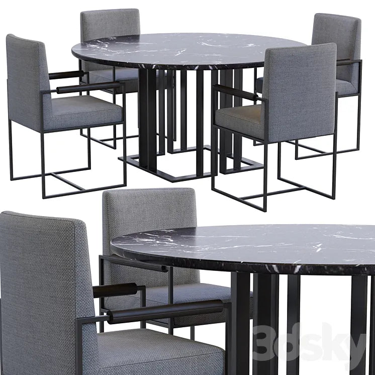 Charlie Table by Meridiani 3DSMAX Model