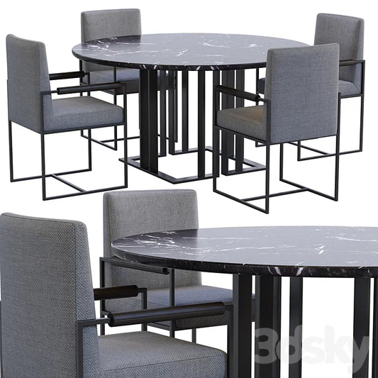 Charlie Table by Meridiani 3DSMAX Model