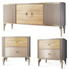Chest of drawers and bedside table Art Deco Sanvito. Nightstand sideboard Bellona 3DSMAX Model