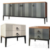Chest of drawers and bedside tables Mass. Sideboard nightstand by Vivense 3DSMAX Model
