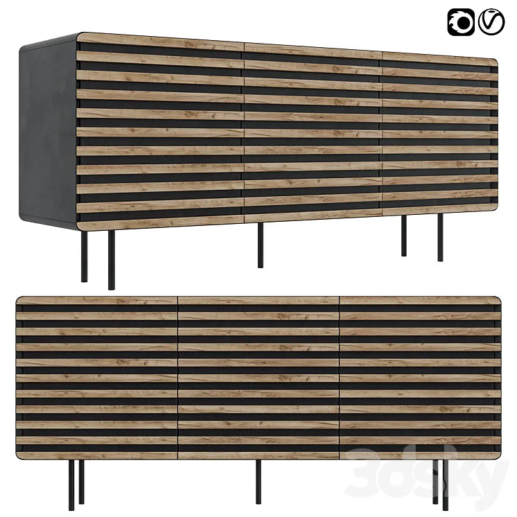 Chest of drawers Mahon 3DSMAX Model