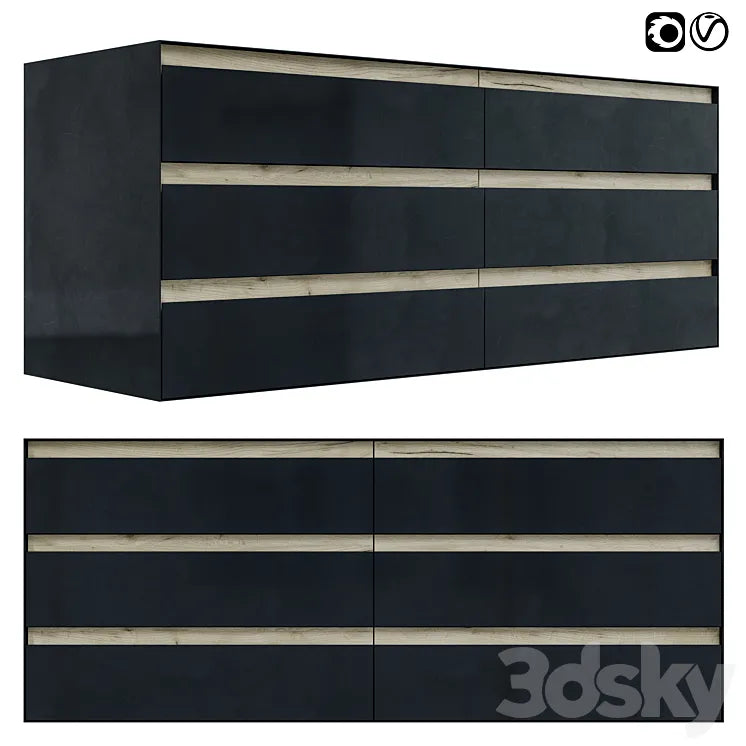 Chest of drawers NS2 03 take&live 3DSMAX Model