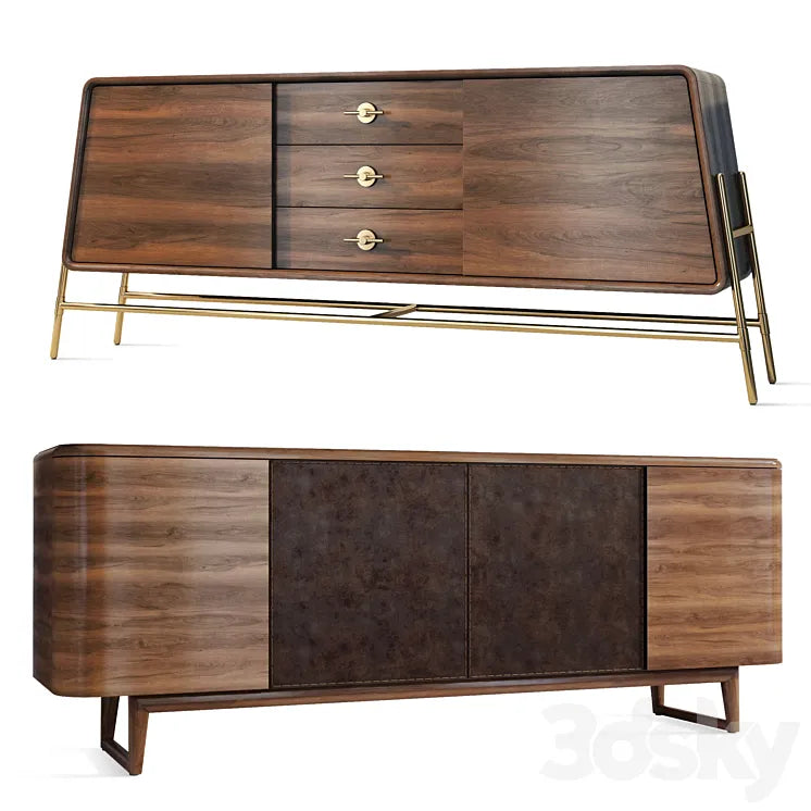 Chest of drawers sideboard Art Deco York Armaria. wooddi 3DSMAX Model