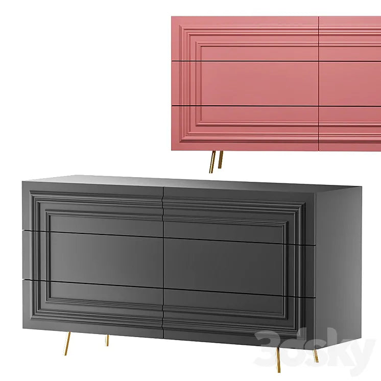 chest of drawers tissedo 3DSMAX Model
