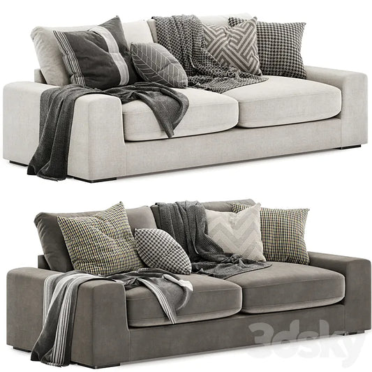 chill fabric 4 seater sofa 3DSMAX Model
