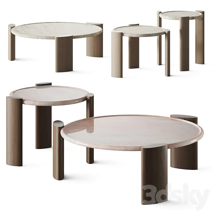 Christophe De Sousa Colonna Coffee Tables 3DSMAX Model