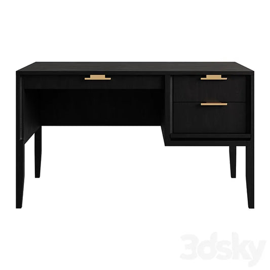 City Writing desk small (drawers on the right) 3DSMAX Model