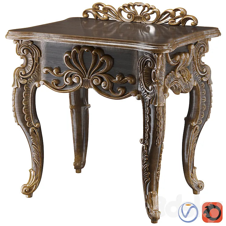 Classic coffee table 3DSMAX Model
