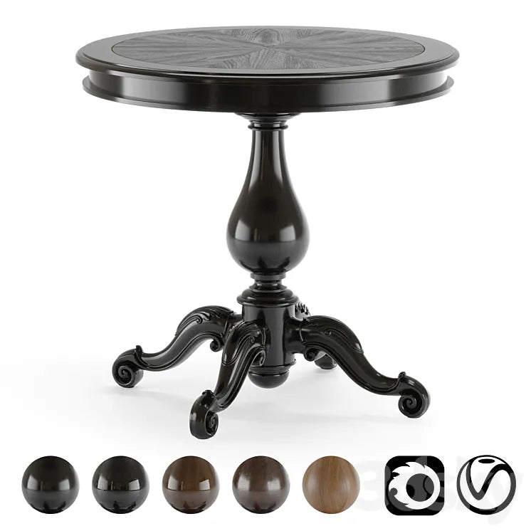 Classic style coffee table 3DSMAX Model
